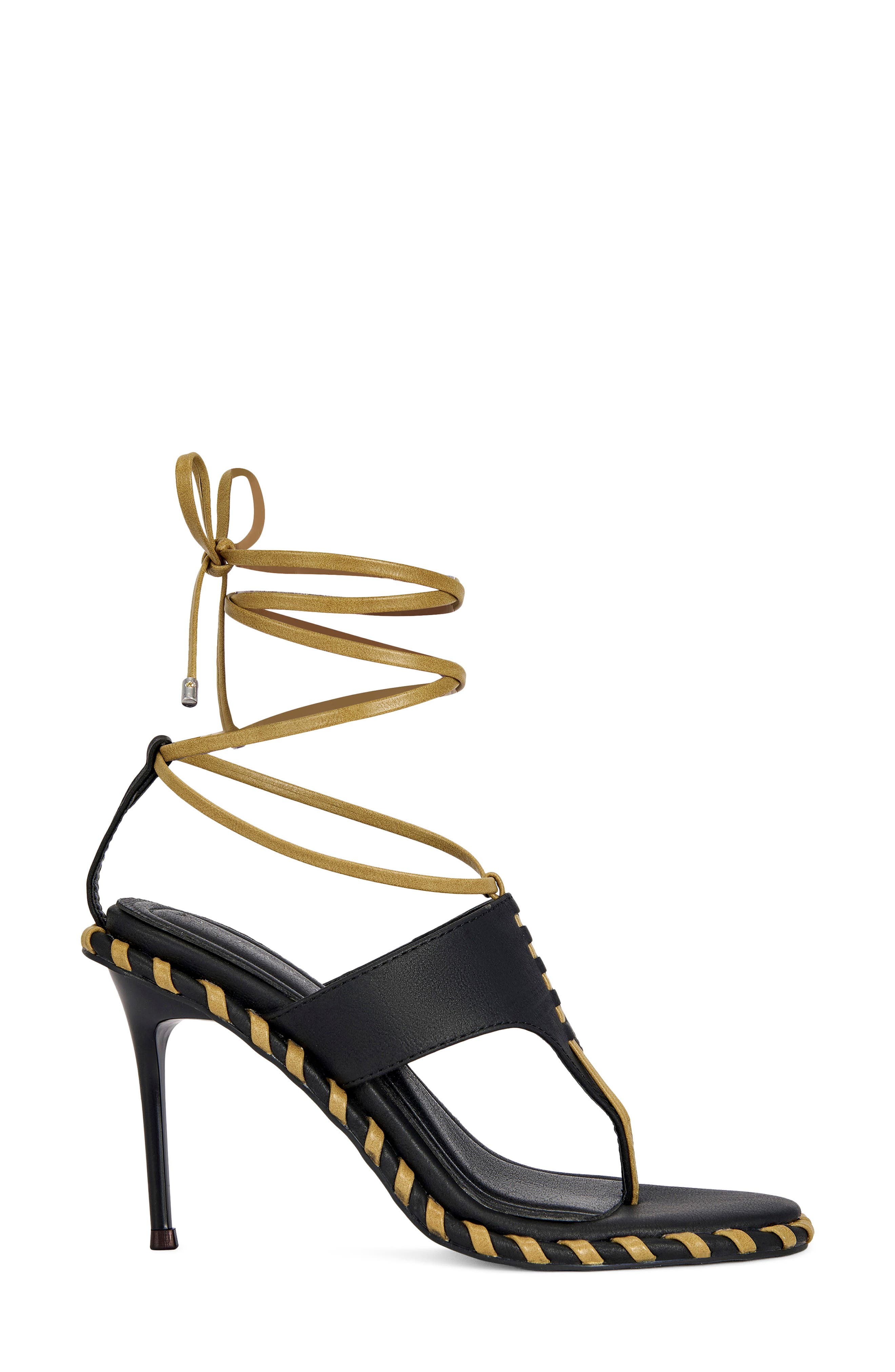 Atmos Strappy Sandal, Alternate, color, BLACK