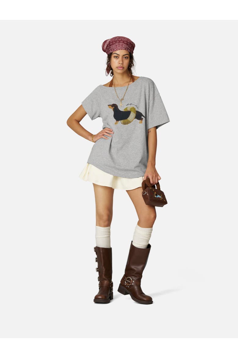 Off-The-Shoulder Tee, Alternate, color, Grey