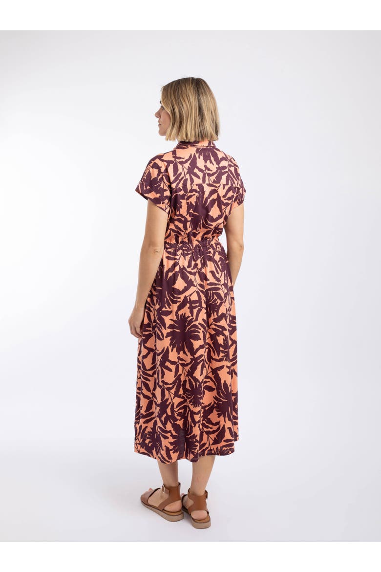 Artemis Printed Jersey Shift Dress, Alternate, color, Sunset