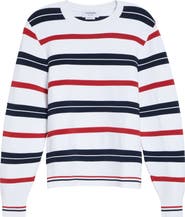 Thom Browne Variegated Rep Stripe Ottoman Stitch Sweatshirt