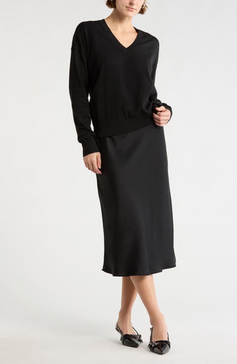 V-Neck Pullover Sweater