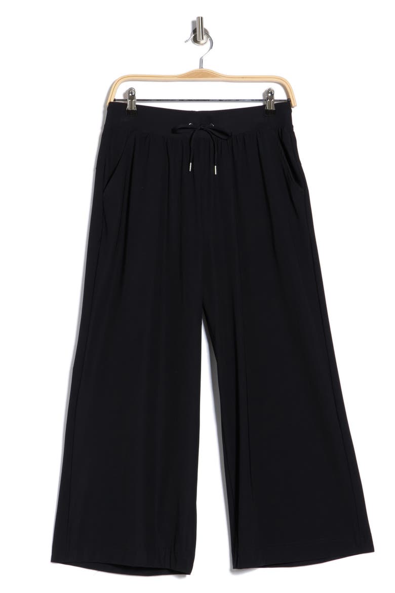 Warp Avenue Gaucho Pants, Alternate, color, BLACK