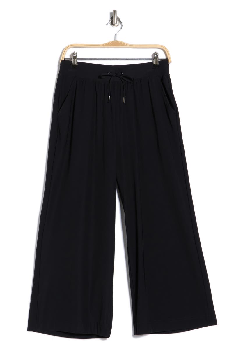 90 DEGREE BY REFLEX Warp Avenue Gaucho Pants, Alternate, color, Black