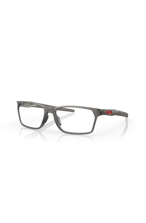 Oakley 55mm Rectangle Optical Glasses In Blue
