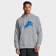 Nike Men's Nike Gray Detroit Lions Sideline Standard Issue Initial Home Dri-FIT Hoodie
