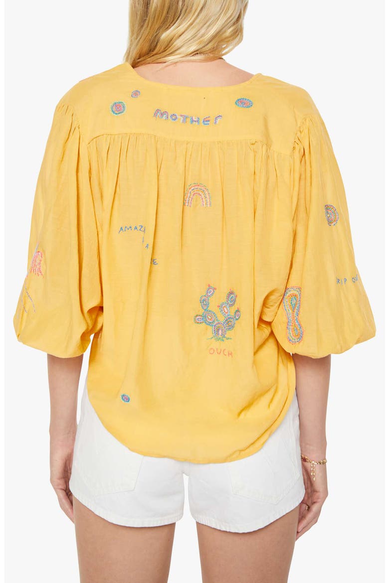 The Breeze Yoke Top, Alternate, color, GOLDEN APRICOT