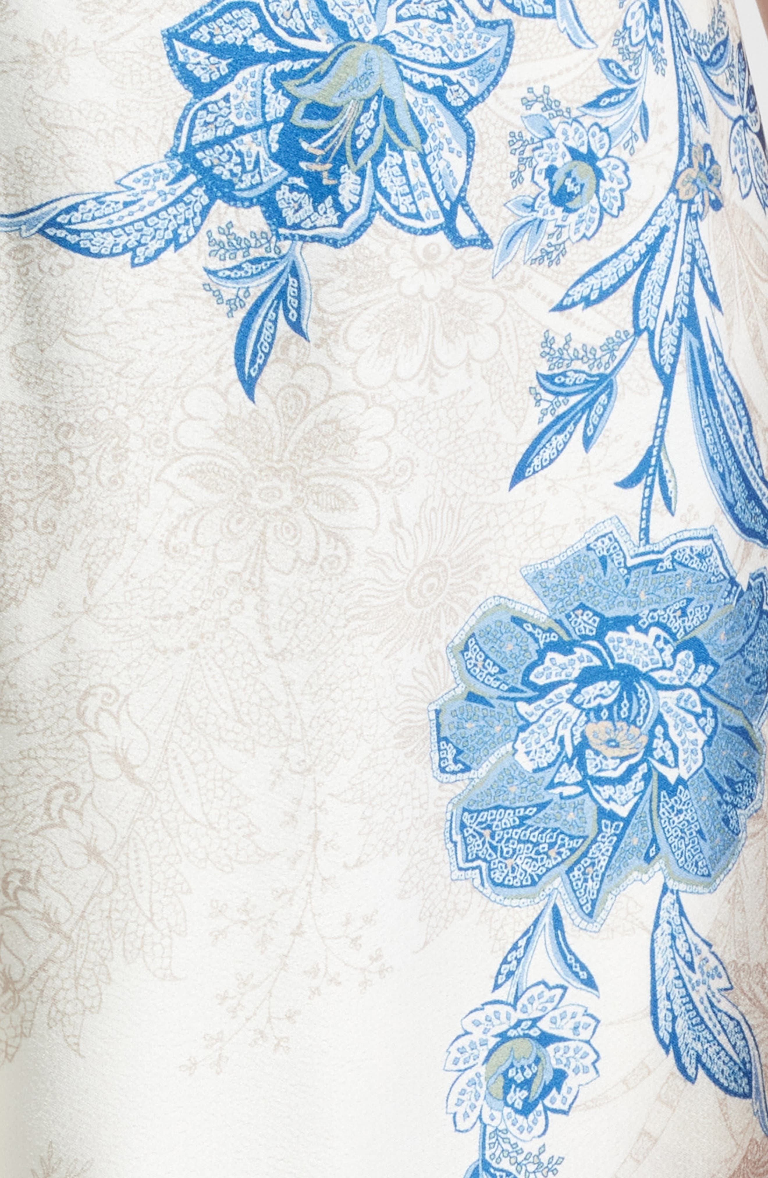 Paisley Floral Satin Maxi Dress (Women) | Nordstrom