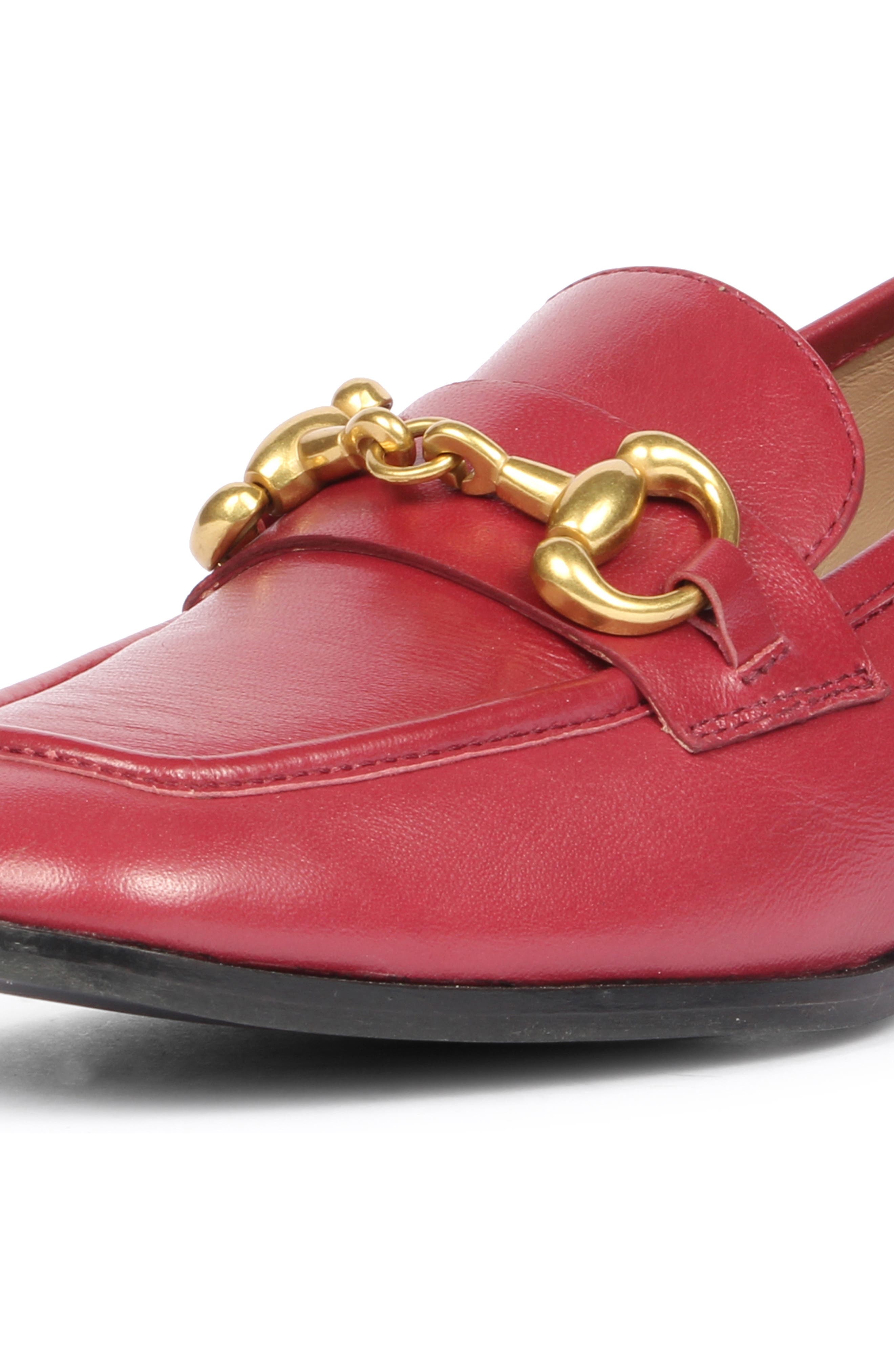 SAINT G Abelia Bit Loafer Pump, Alternate, color, Cherry