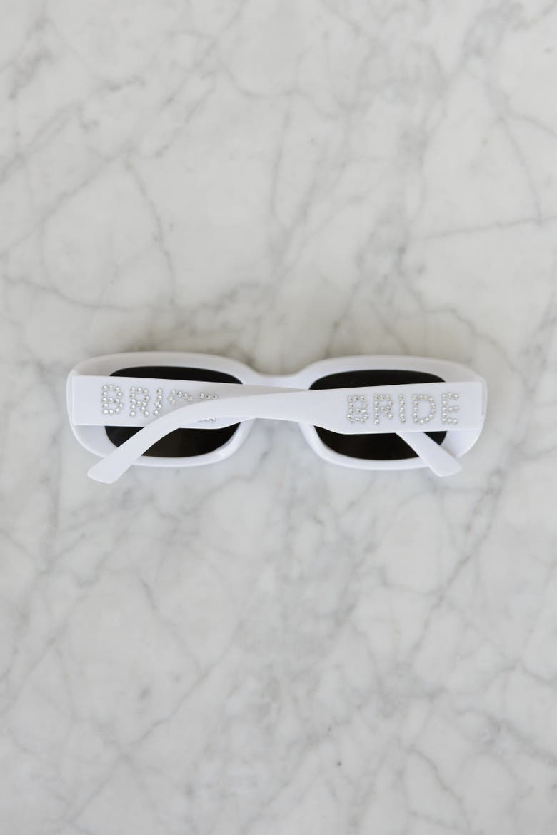 Bride Sunnies, Alternate, color, White