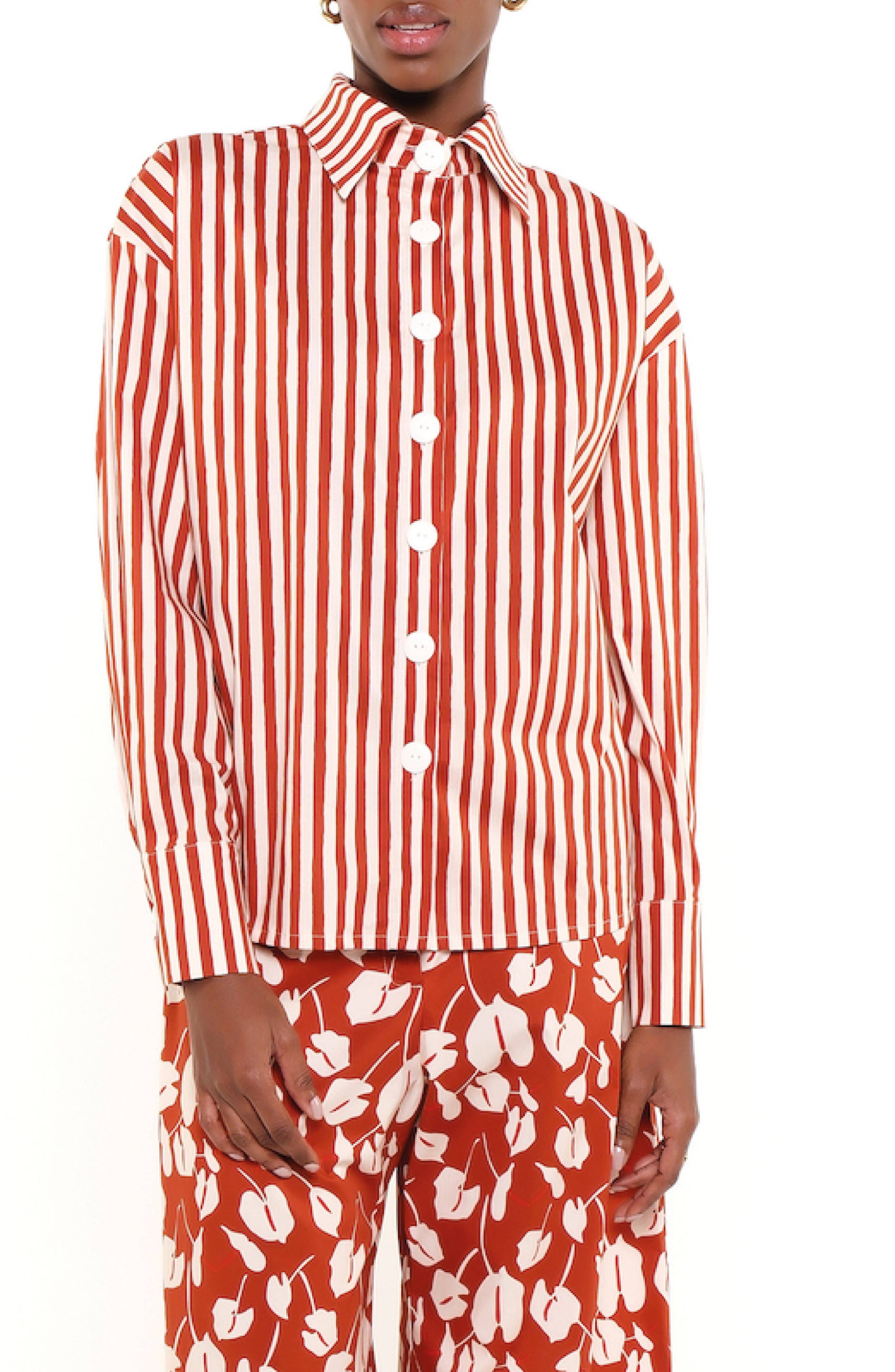 selected HERITAGE STRIPES MAXI RED