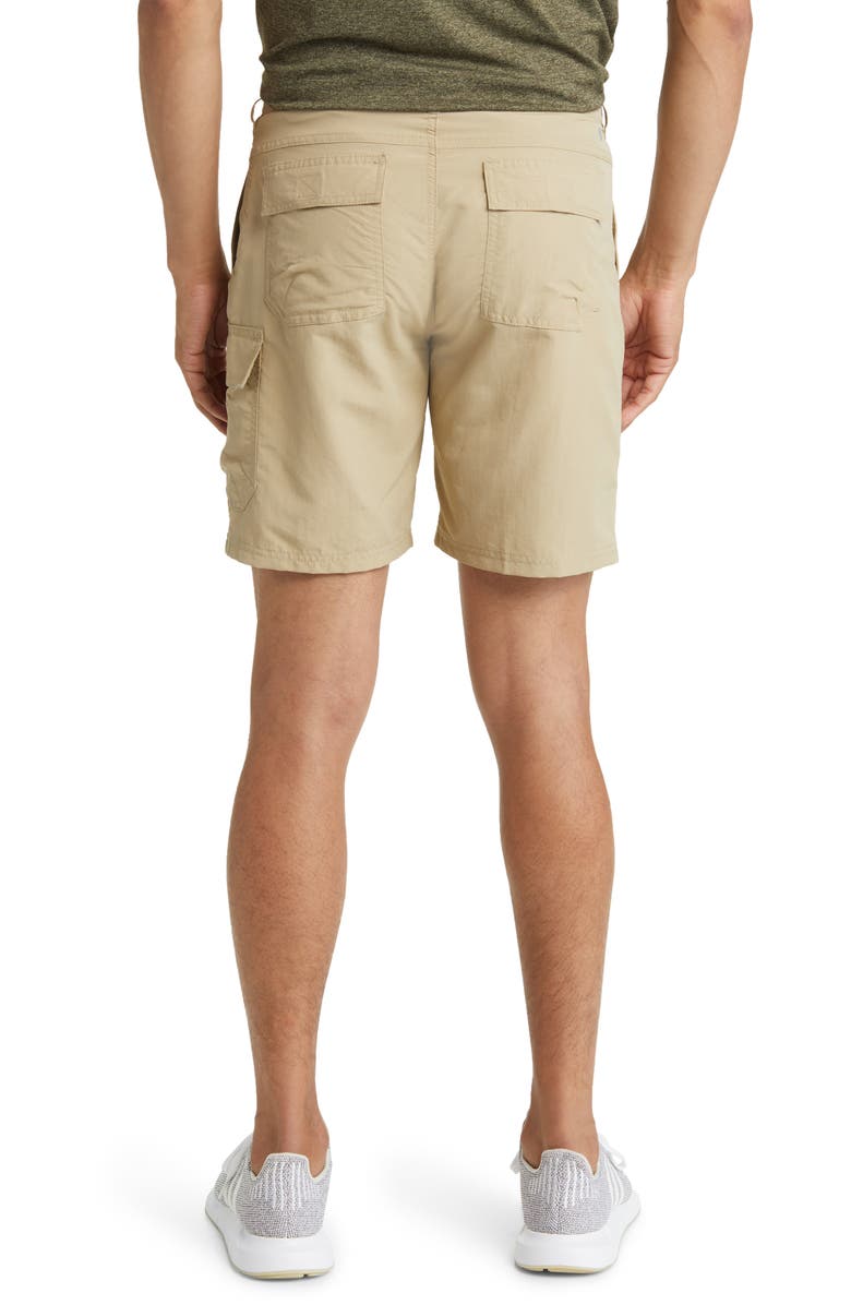 Zella Nylon Trail Shorts, Alternate, color, Tan Twill