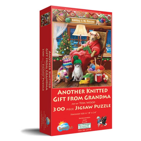 Another Knitted Gift from Grandma 300 piece Jigsaw Puzzle for Adults