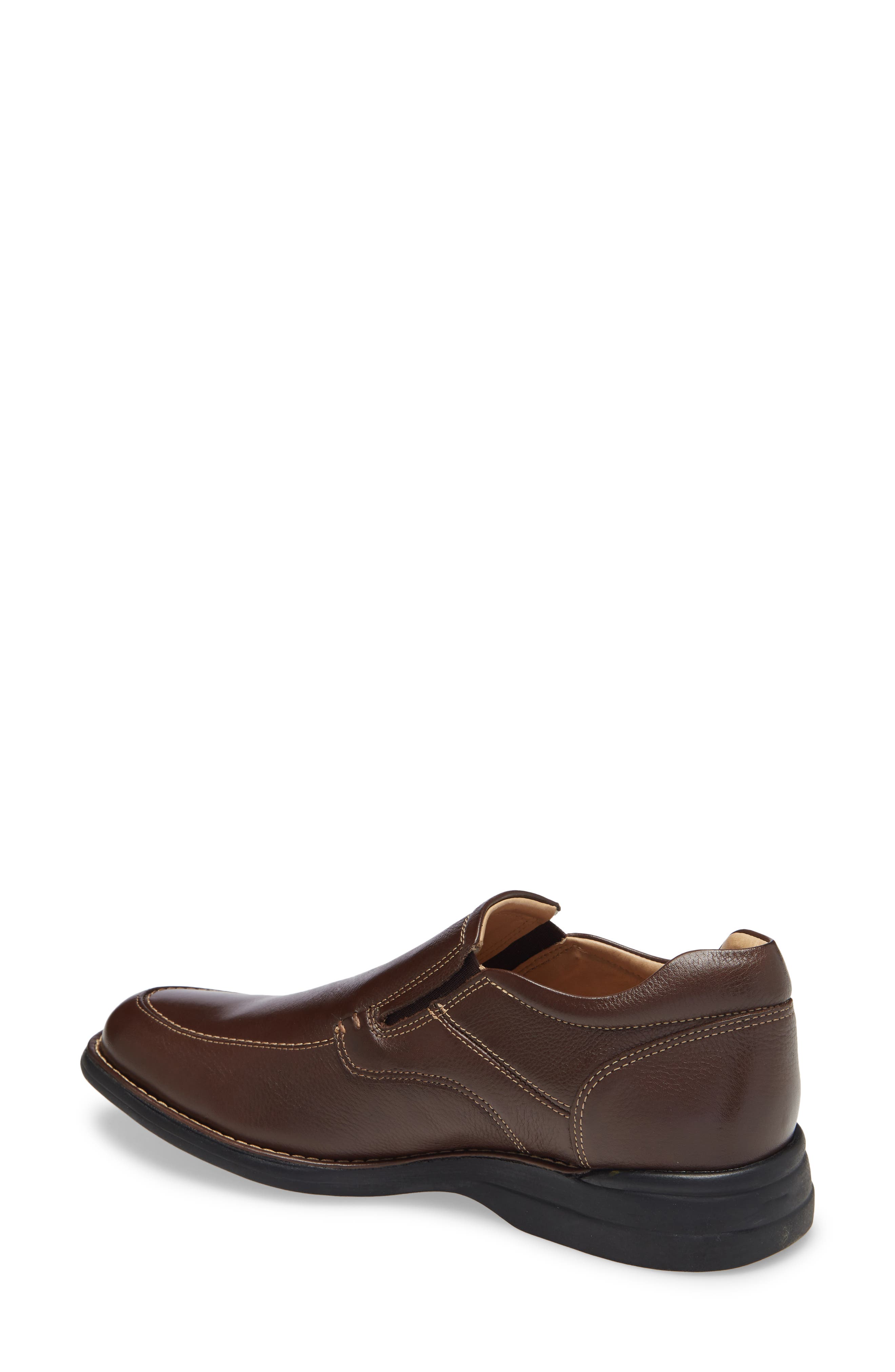Shuler Moc Toe Slip-On, Alternate, color, BROWN