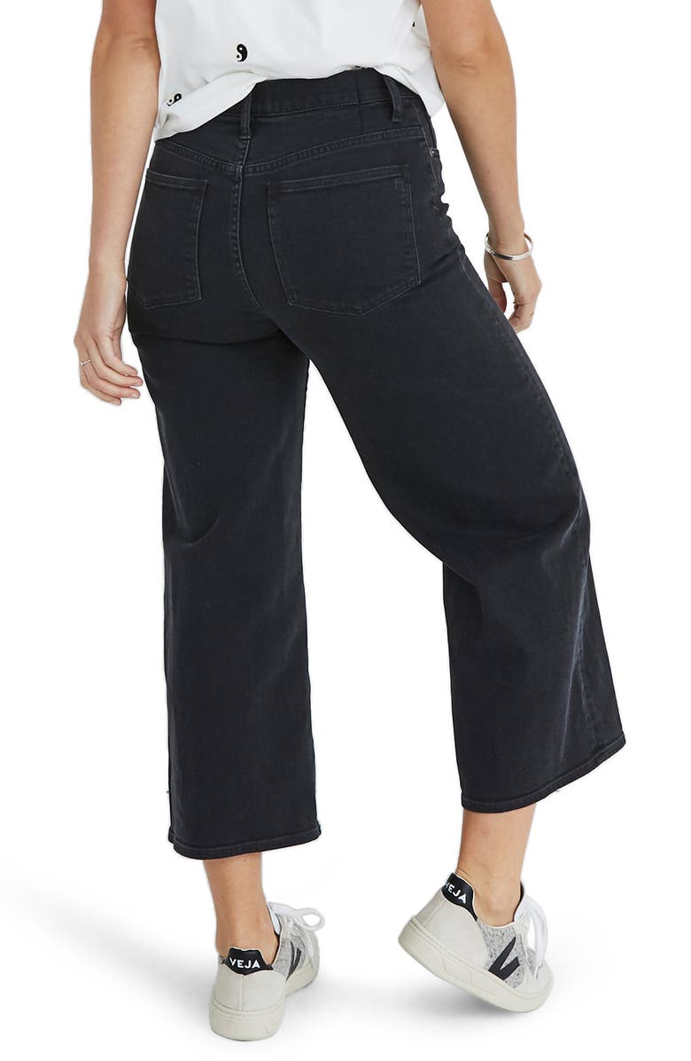 Madewell Button Fly Crop Wide Leg Jeans, Alternate, color, 