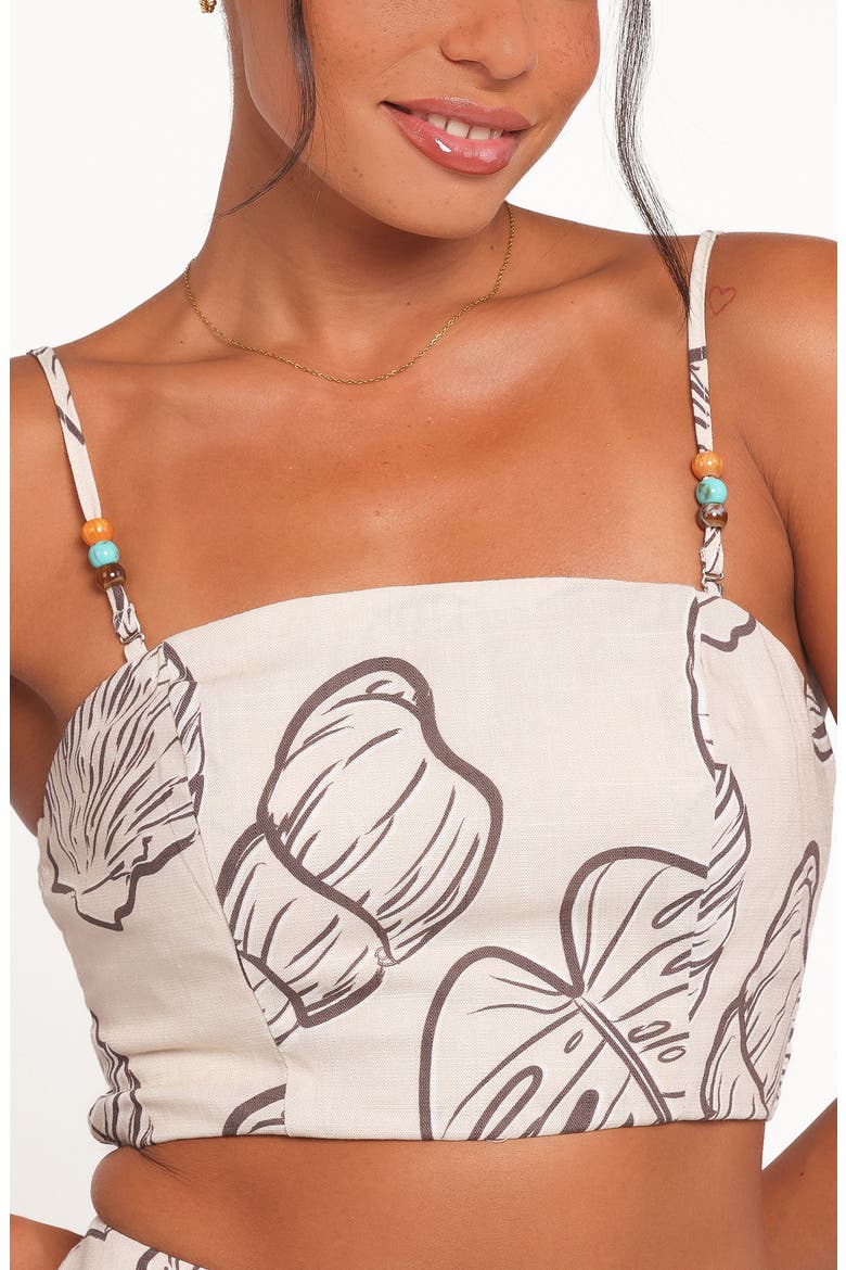 Kristy Crop Top & Maxi Skirt Set, Alternate, color, CREAM SHELLS