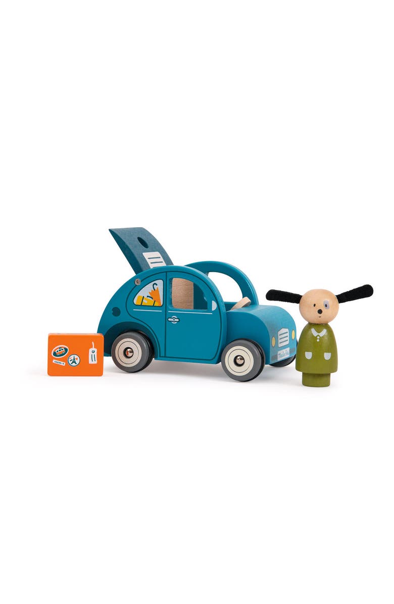 Moulin Roty Car The Big Family, Alternate, color, Blue