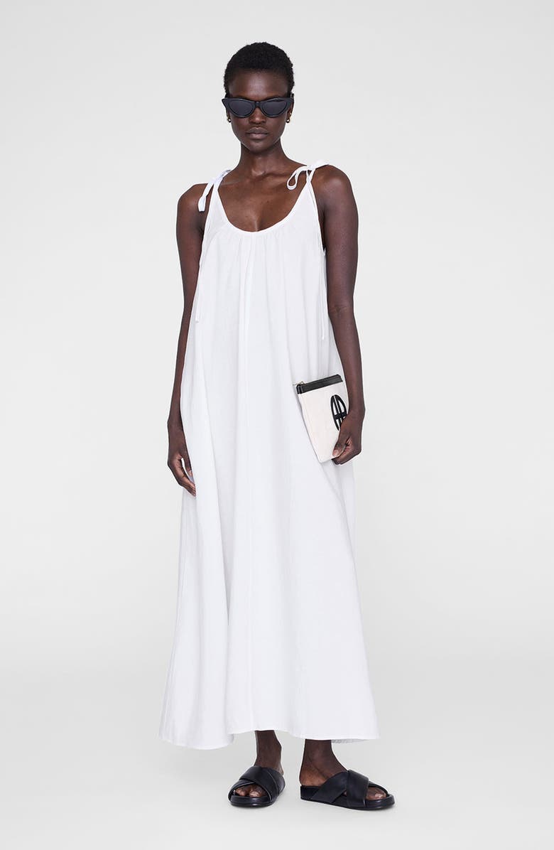 ANINE BING Flora Dress, Main, color, White