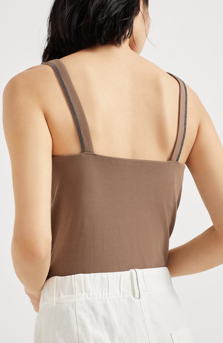 Brunello Cucinelli Baggy shorts with monili, Alternate, color, 