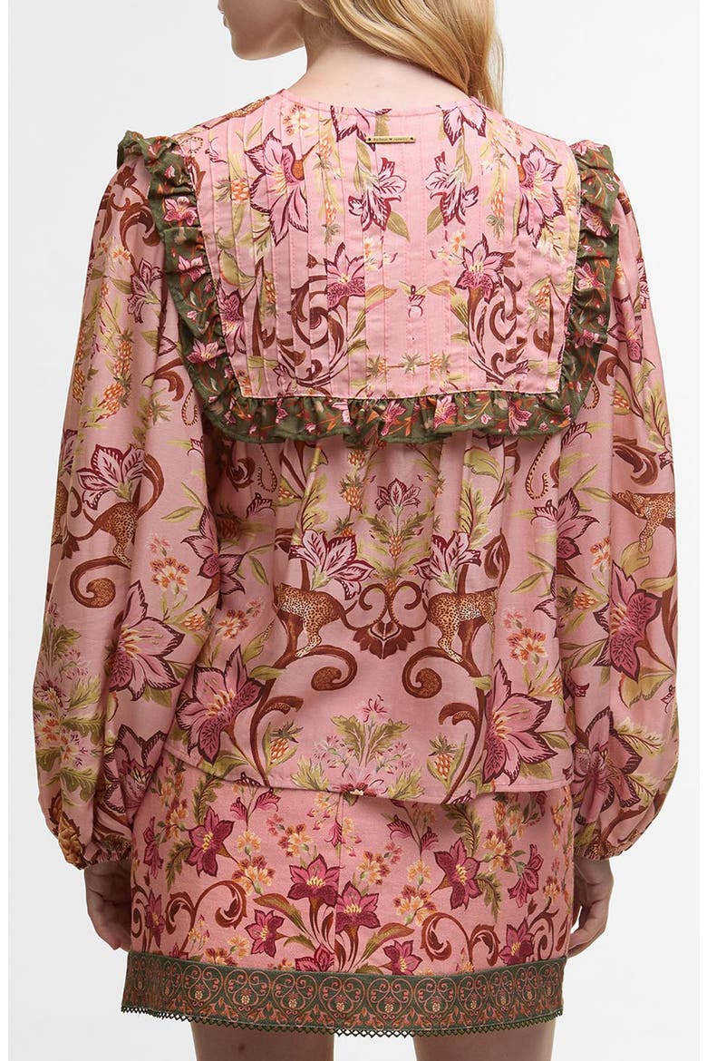 Cami Long Sleeve Blouse, Alternate, color, TROPICAL PRINT