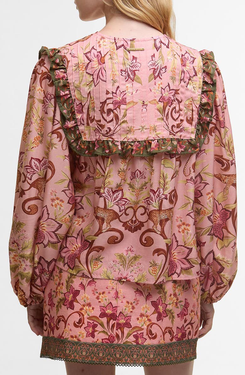 Barbour Cami Long Sleeve Blouse, Alternate, color, Tropical Print