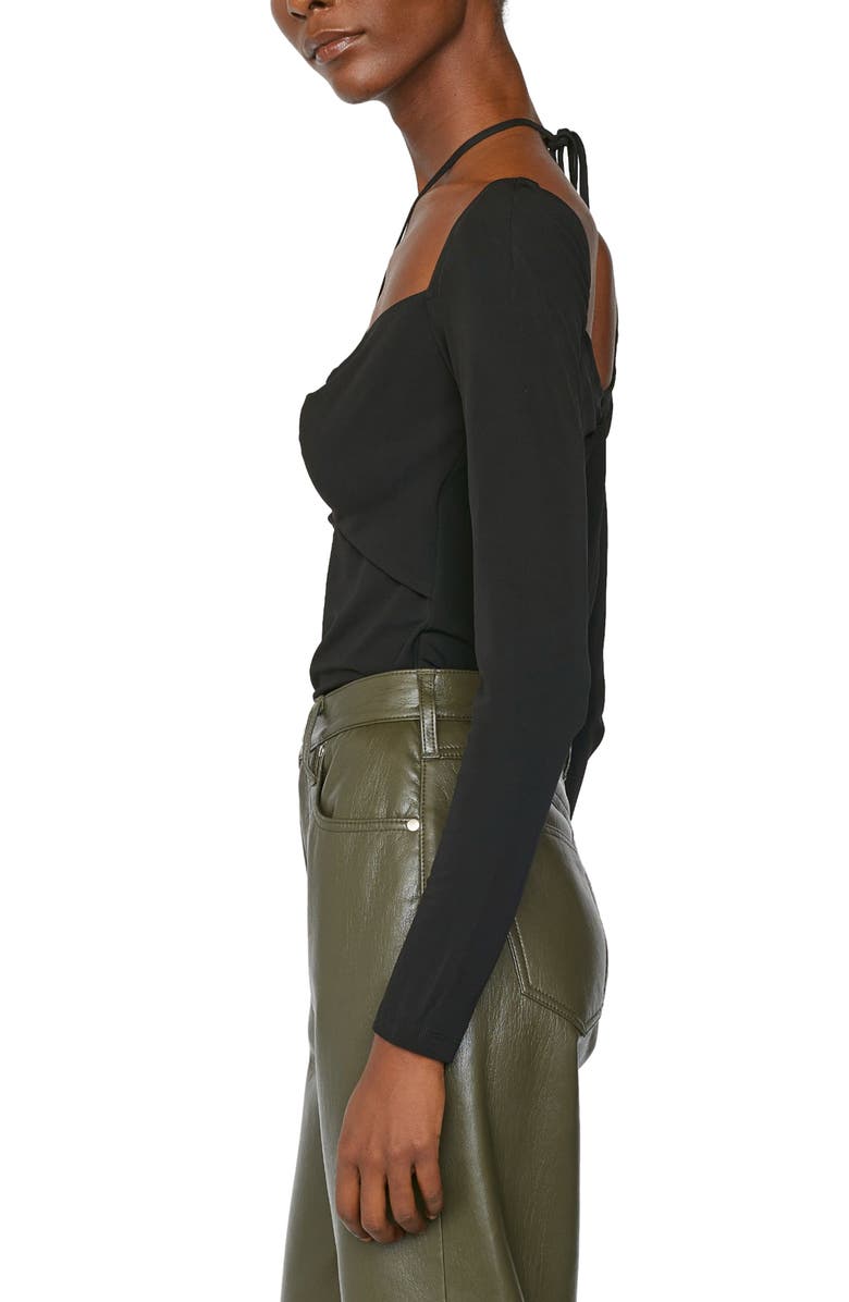 FRAME Strappy Halter Neck Cutout Top, Alternate, color, 