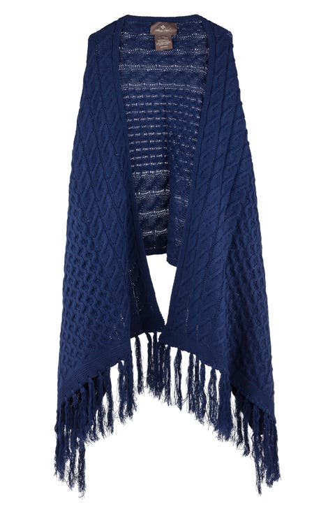 Oversize Cable Knit Scarf
