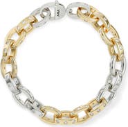 Melinda Maria Ashley Cubic Zirconia Chain Link Bracelet