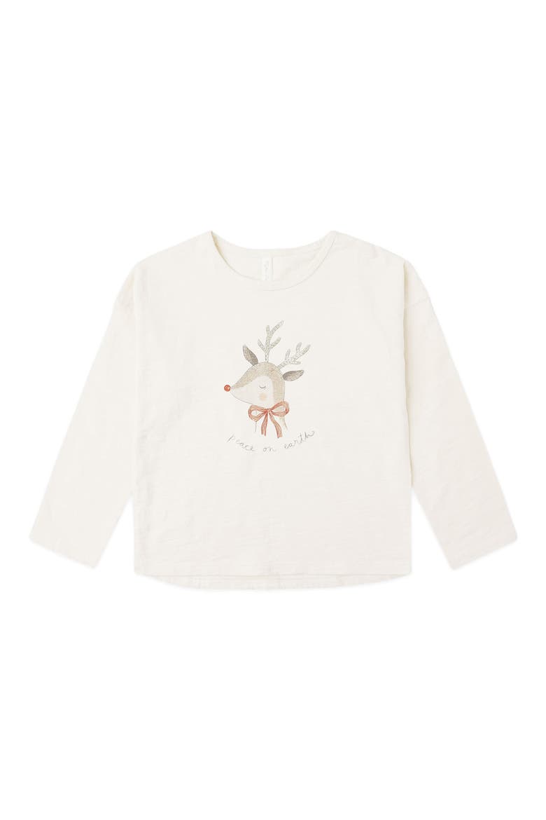 Graphic Long Sleeve T-Shirt, Main, color, PEACE ON EARTH