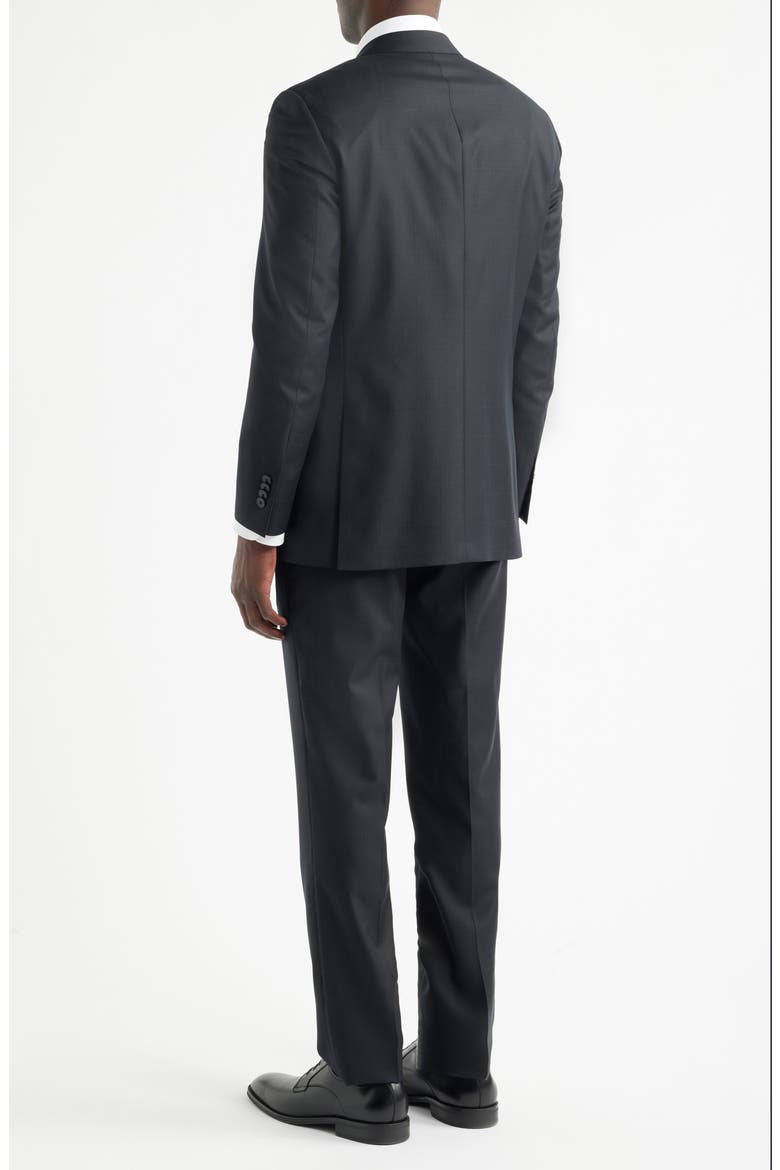 Flynn Classic Fit Black Wool Suit, Alternate, color, BLACK