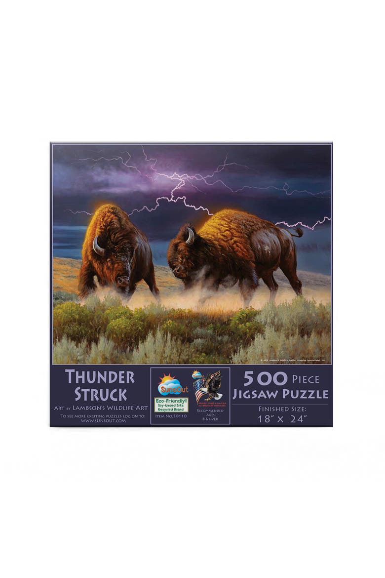 Thunderstruck 500 piece Jigsaw Puzzle for Adults, Alternate, color, Multicolor