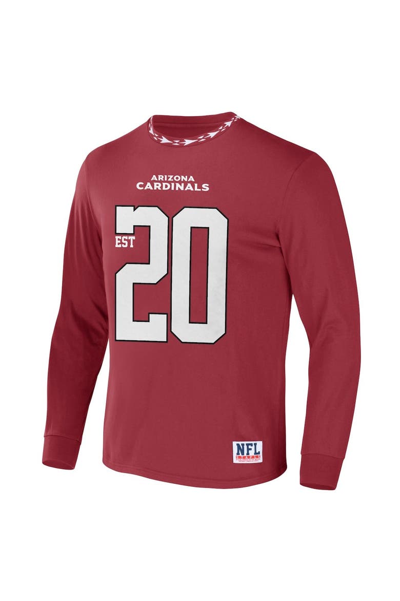 Men's NFL x Staple Red Arizona Cardinals Core Team Long Sleeve T-Shirt, Alternate, color, Red