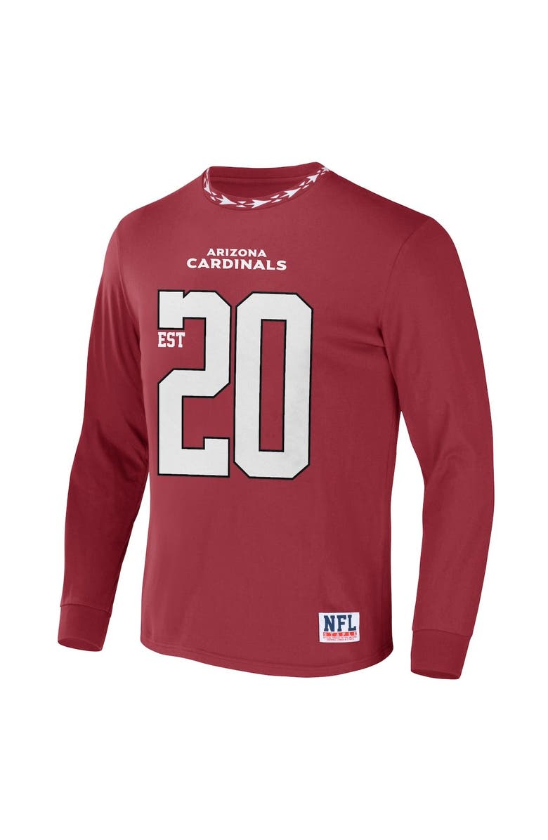 STAPLE Men's NFL x Staple Red Arizona Cardinals Core Team Long Sleeve T-Shirt, Alternate, color, Red