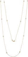 SOUZANA by Suzy Levian 14K Gold 1.70cttw Bezel Diamond Station Necklace - 36 Inch
