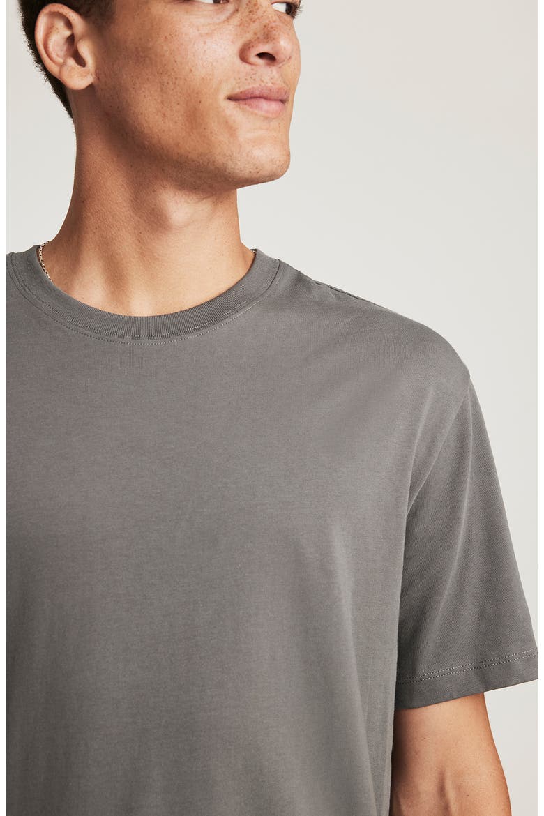 Cotton Crewneck T-Shirt, Alternate, color, LAVA SMOKE COMFORT
