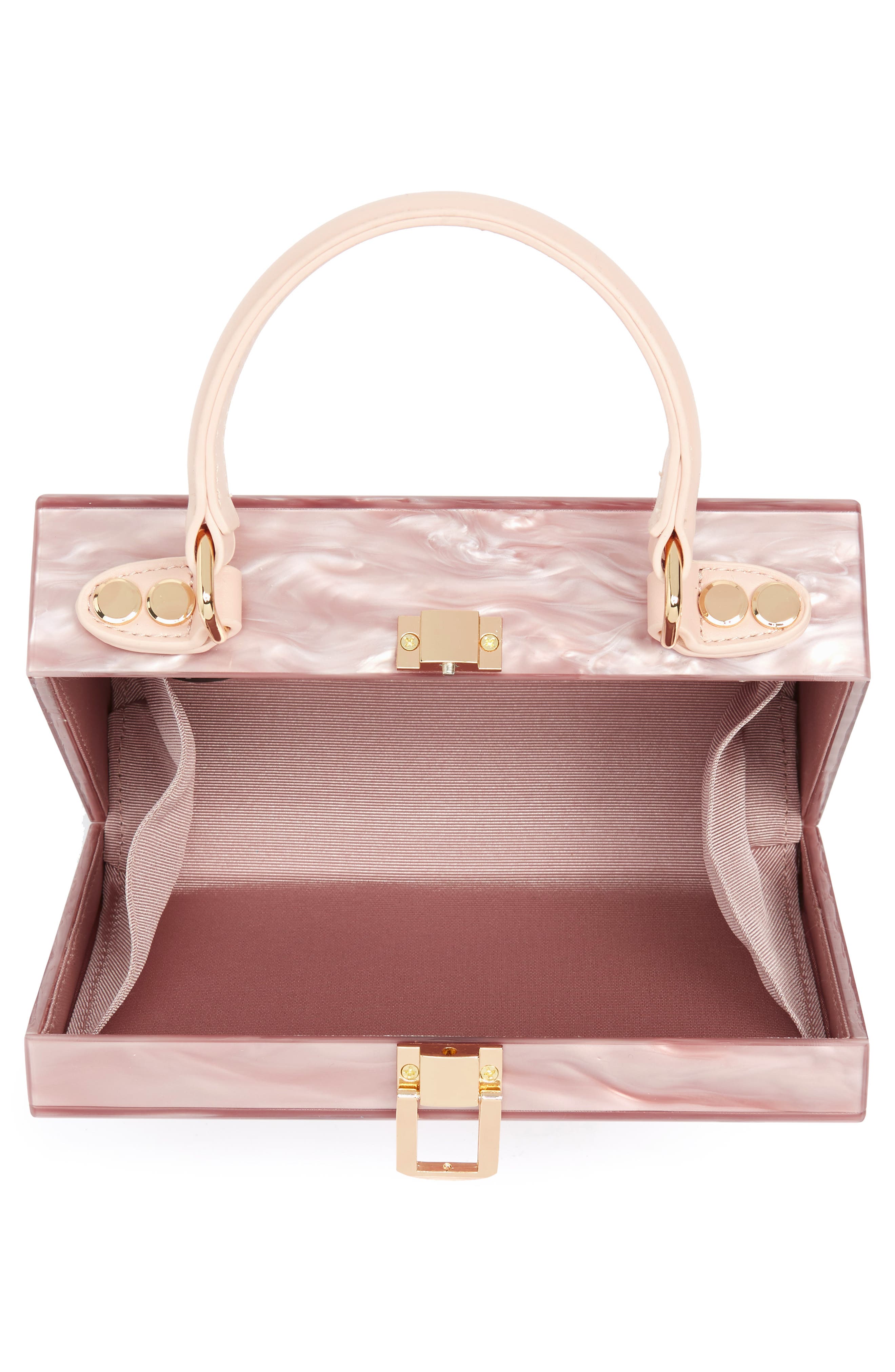 Like Dreams Clara Top Handle Box Clutch, Alternate, color, 