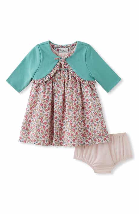 Cassie Floral Dress, Jacket & Bloomers Set