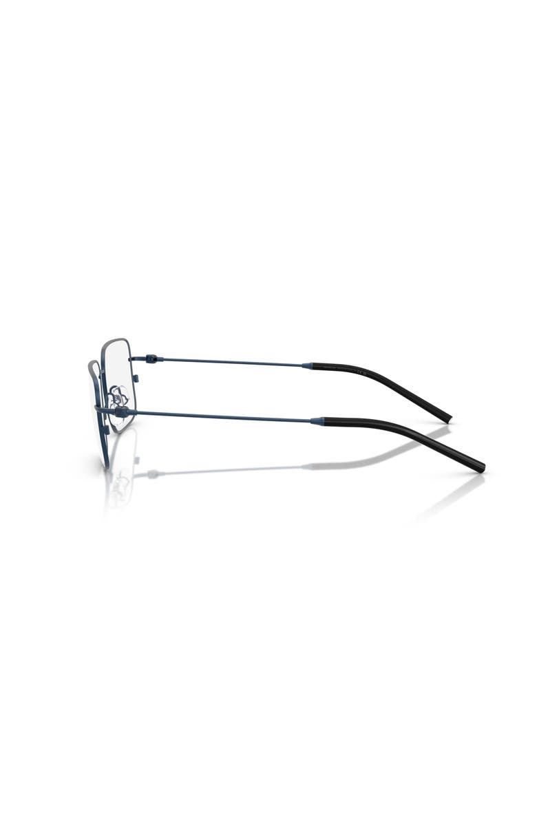 Moncler 54mm Irregular optical glasses, Alternate, color, Blue