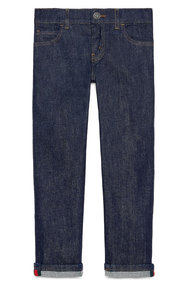 Gucci Straight Leg Jeans, Main, color,