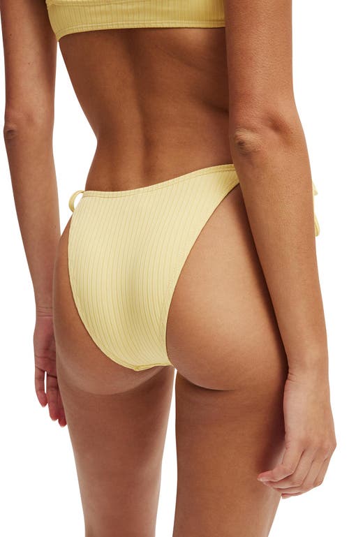 COTTON ON BODY FIXED TIE SIDE BRAZILIAN BIKINI BOTTOM