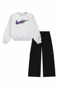Kids' Essentials Sweatshirt & Cargo Pants Set