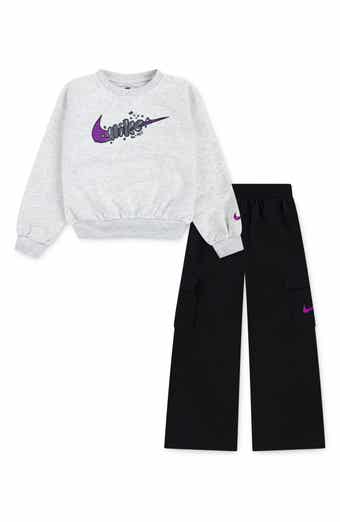 Kids' Essentials Sweatshirt & Cargo Pants Set