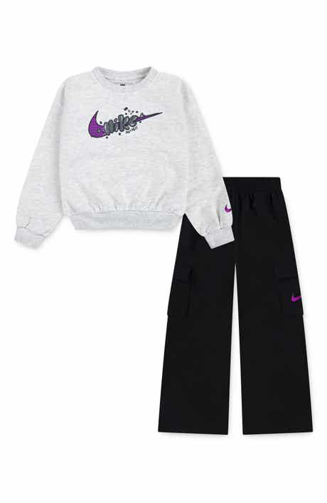 Kids' Essentials Sweatshirt & Cargo Pants Set