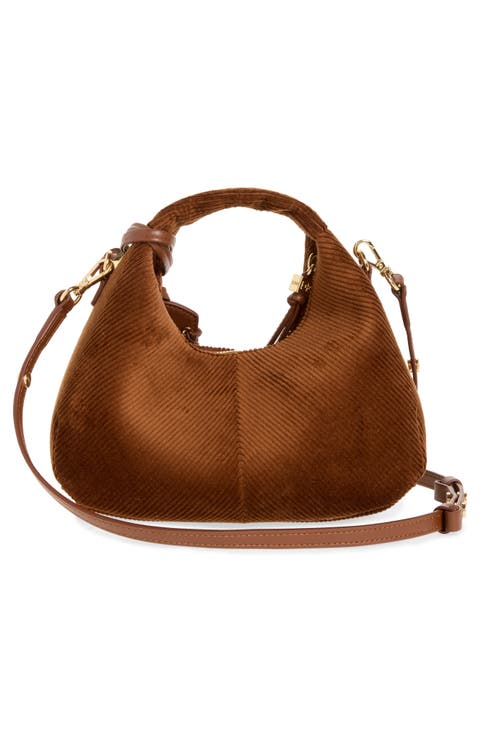 Mini Corduroy Hobo Bag