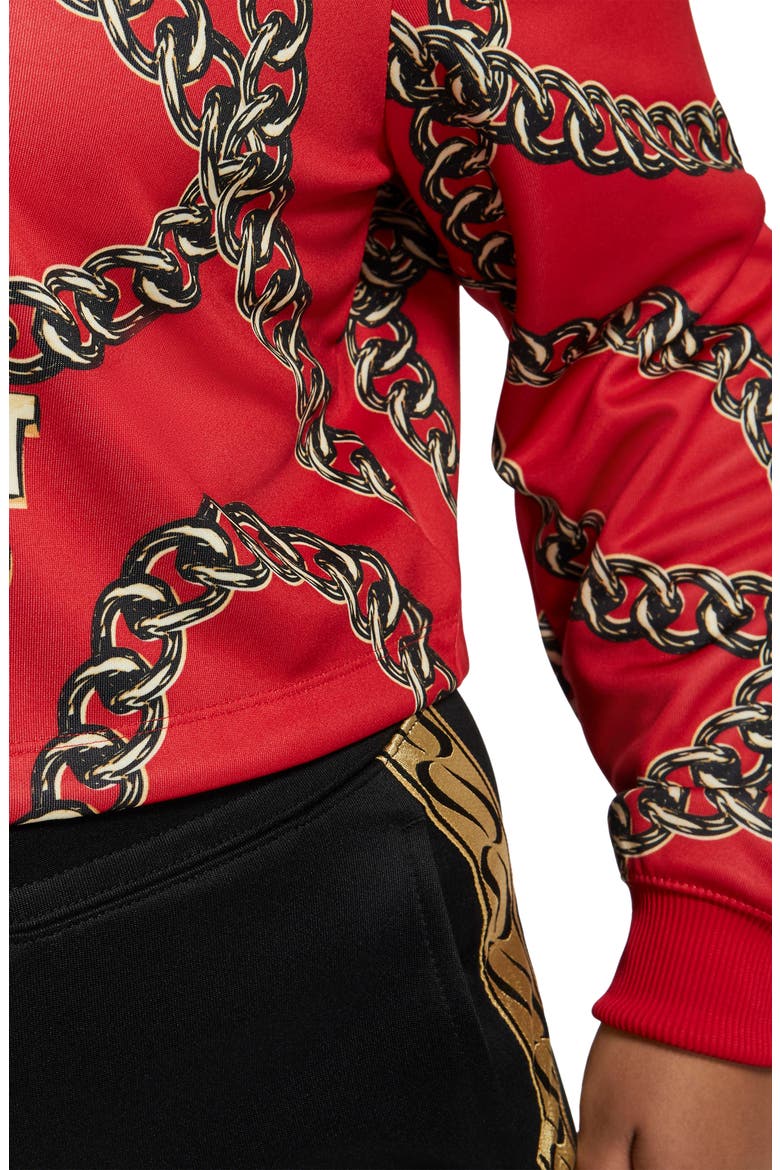 Sportswear Crop Hoodie, Alternate, color, UNIVERSITY RED/ UNIVERSITY RED