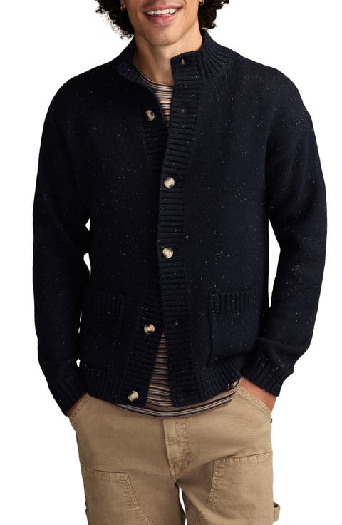 Nep Mock Neck Cardigan