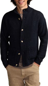 Lucky Brand Nep Mock Neck Cardigan