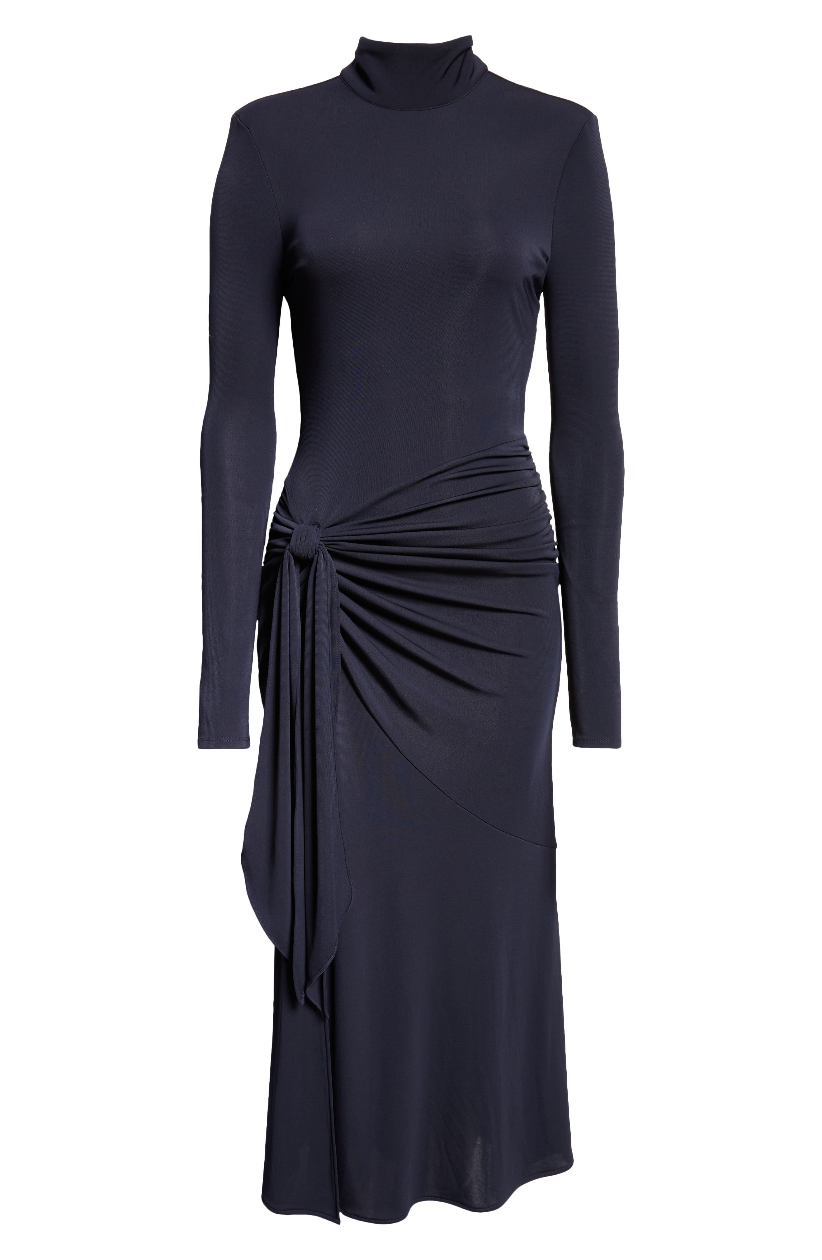 cinq a sept seferina draped long sleeve jersey dress à Johnson Side Ruched (Women) Startupprize