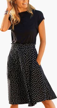 LASCANA Women's Polka Dot -In-1 Dress