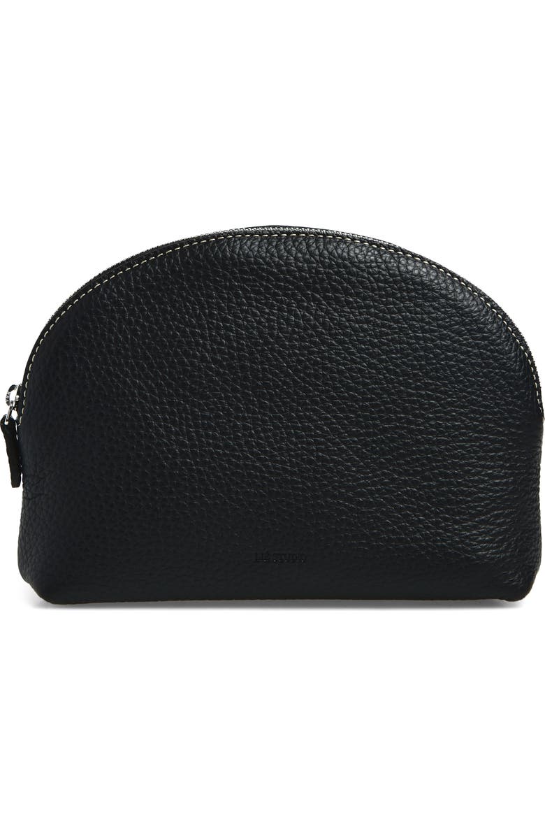 Lié Studio The Nancy Pouch, Main, color, Black Grosgrain