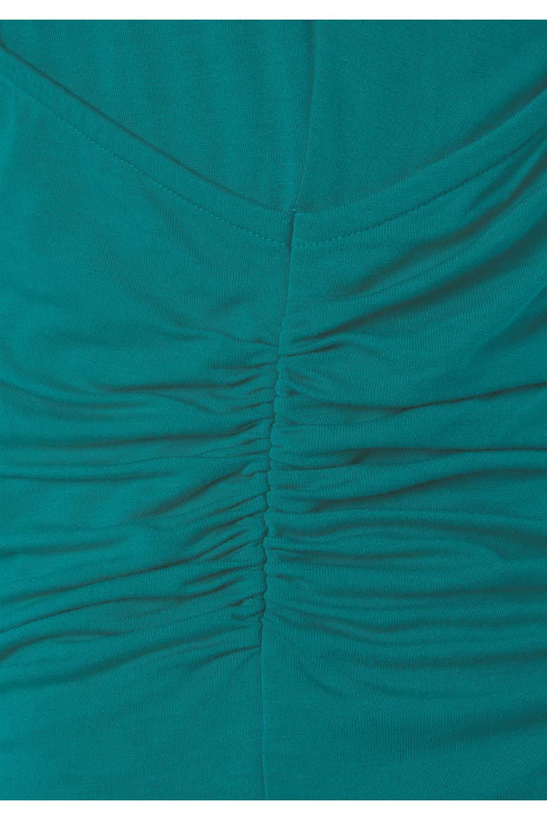 Wrap Look Sleeveless Top, Alternate, color, Teal